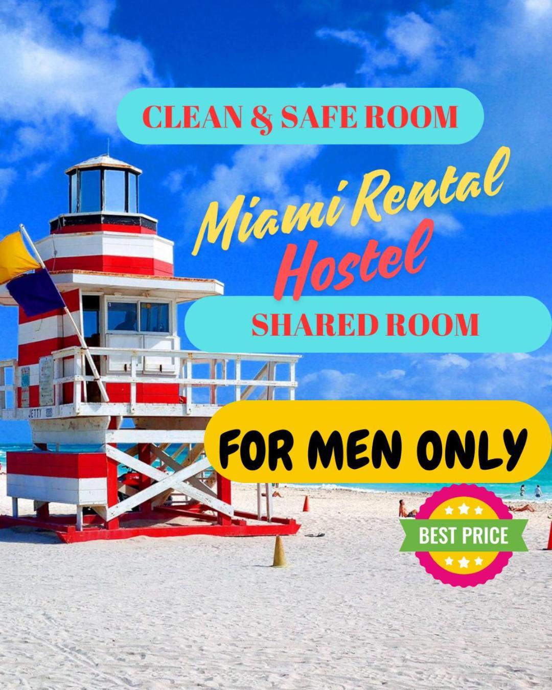 103 Miami Shared Rooms For Men Central Comfortable, Affordable Екстериор снимка